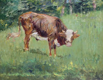 Young Bull in a Meadow, 1881 by Édouard Manet
